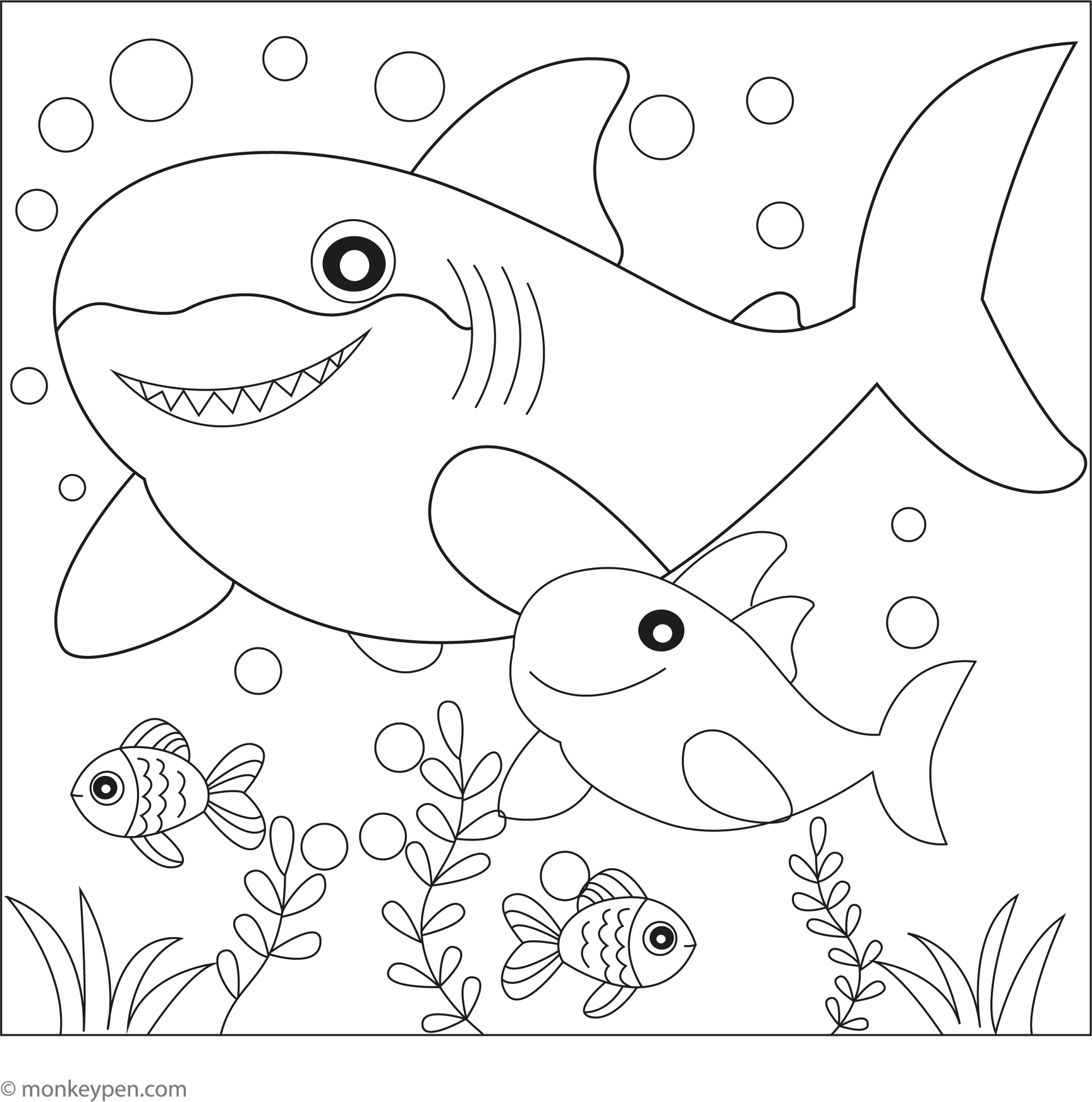 Megalodon Coloring Book Megalodon coloring book