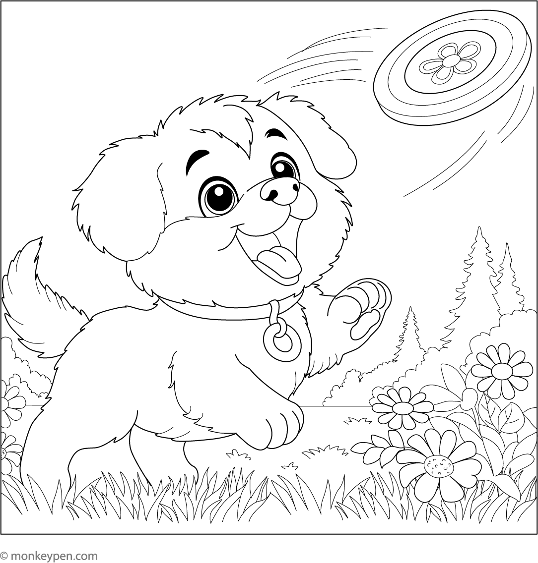 puppy-playing-with-frisbee for Free Printable Pictures Of Puppies Puppy Playing with Frisbee for Free Printable Pictures Of Puppies