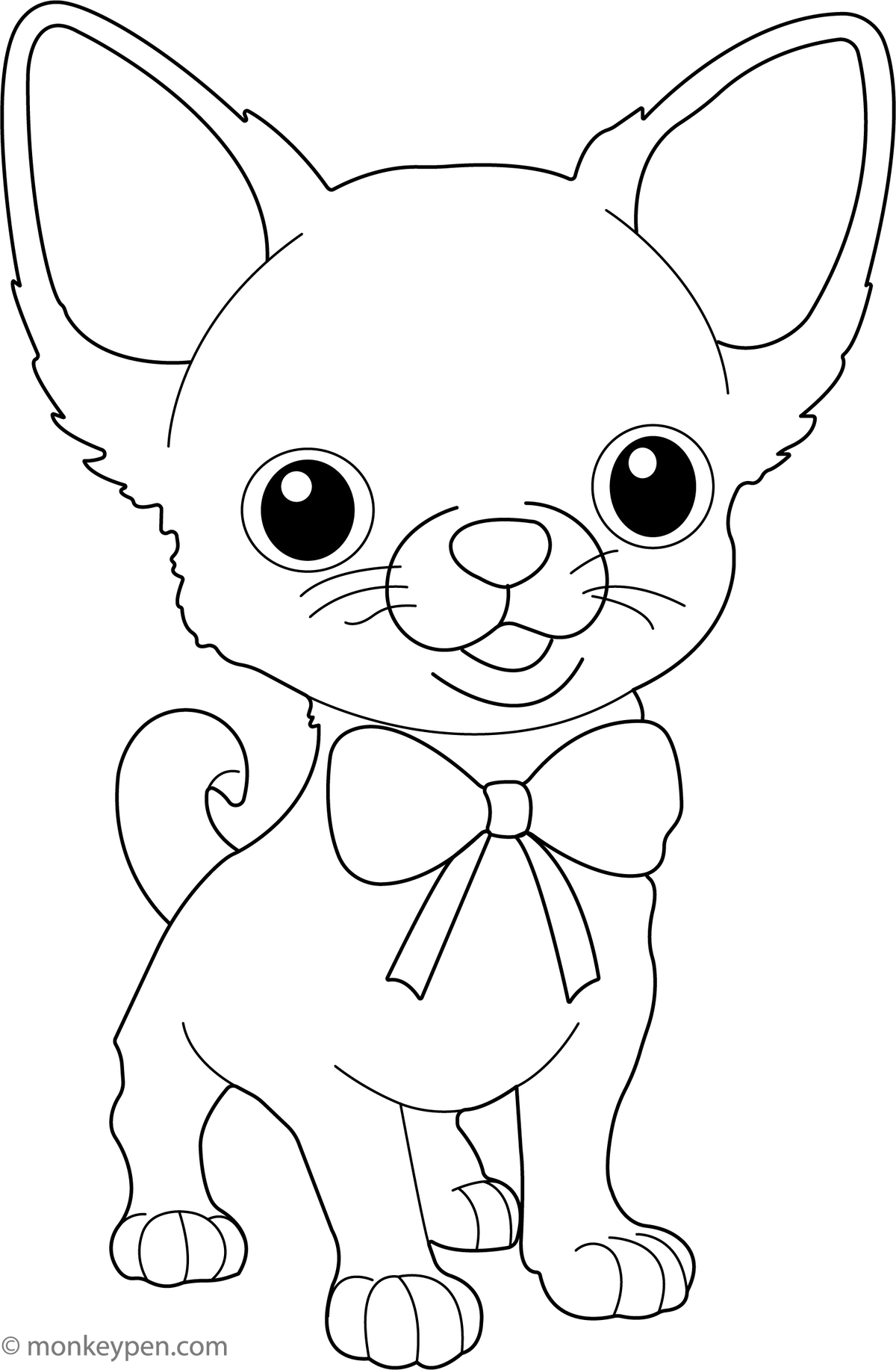 Chihuahua Free Coloring Book – Cute Printable for Kids