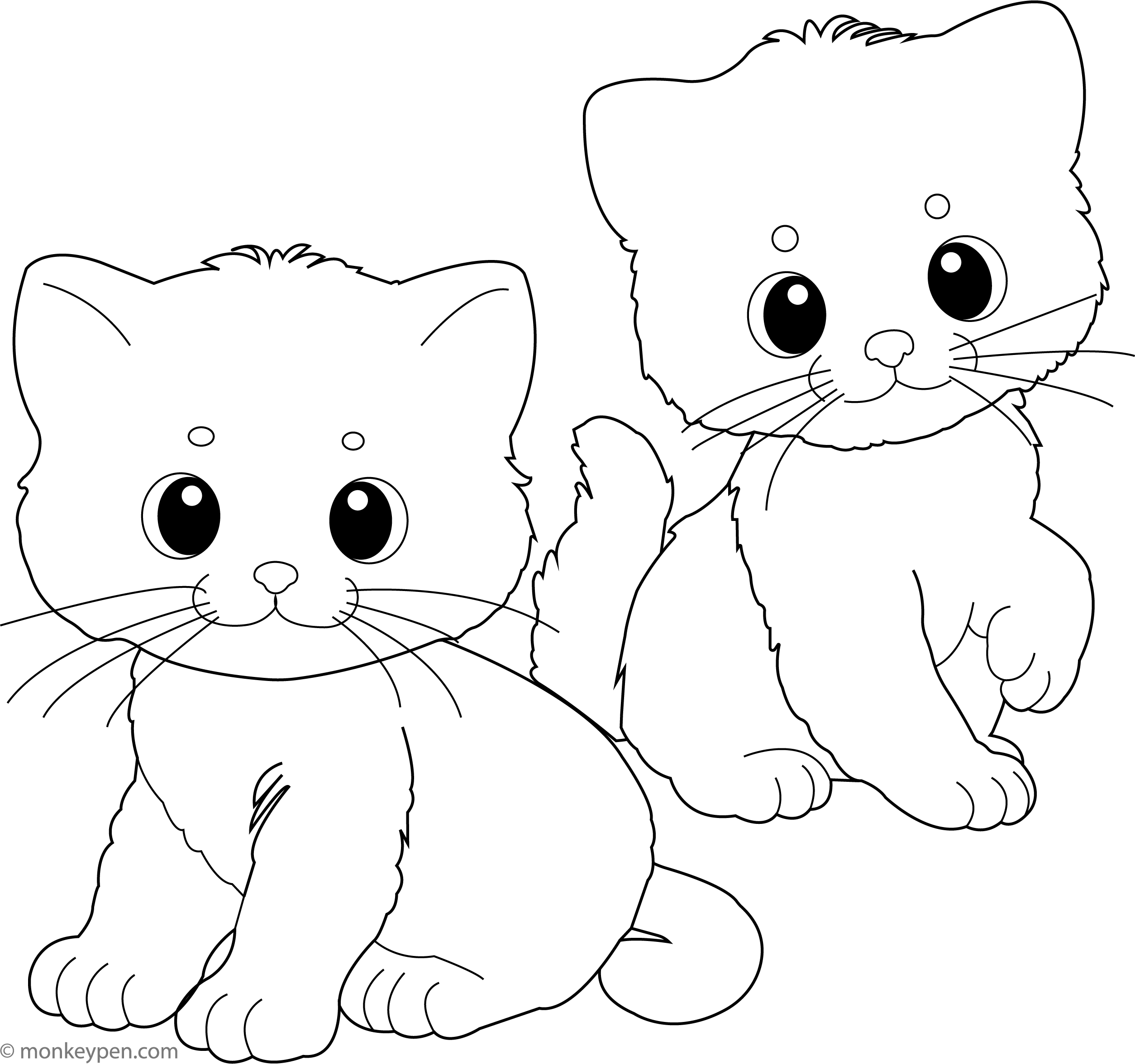 Free Printable Kitten Coloring Page For Kids Fun free-printable-kitten-coloring-page-for-kids-fun