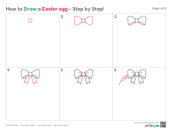 Minimal Easter basket artwork