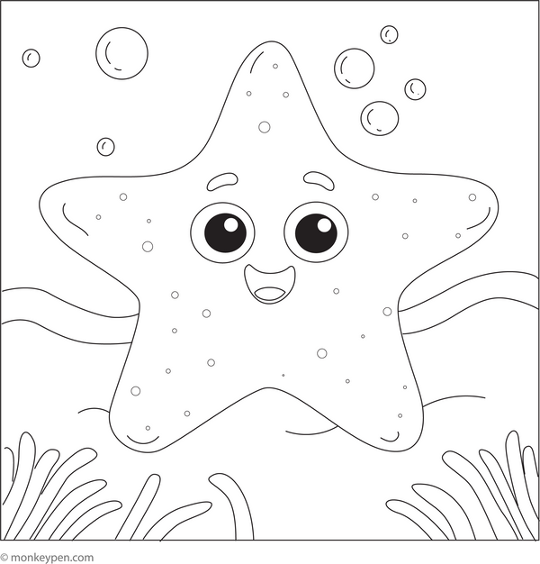 Starfish Coloring Book
