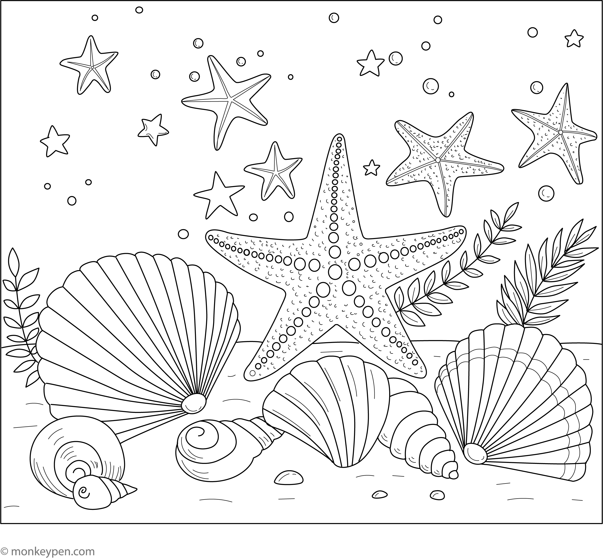 Starfy Coloring Pages — Example 1 Starfy Coloring Pages — Example 1