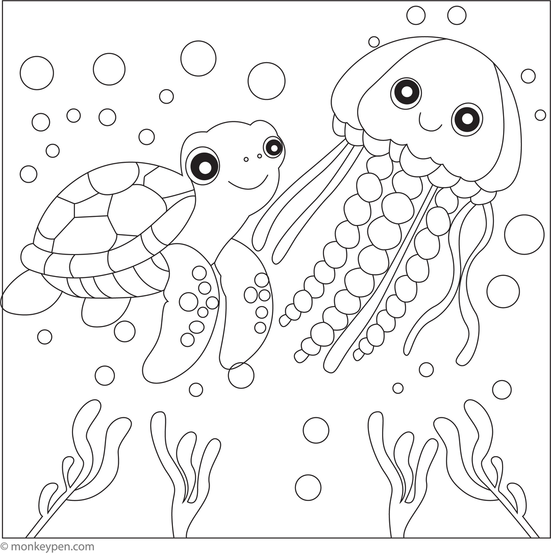 Nature Coloring Books & Pages – MonkeyPen – Page 11