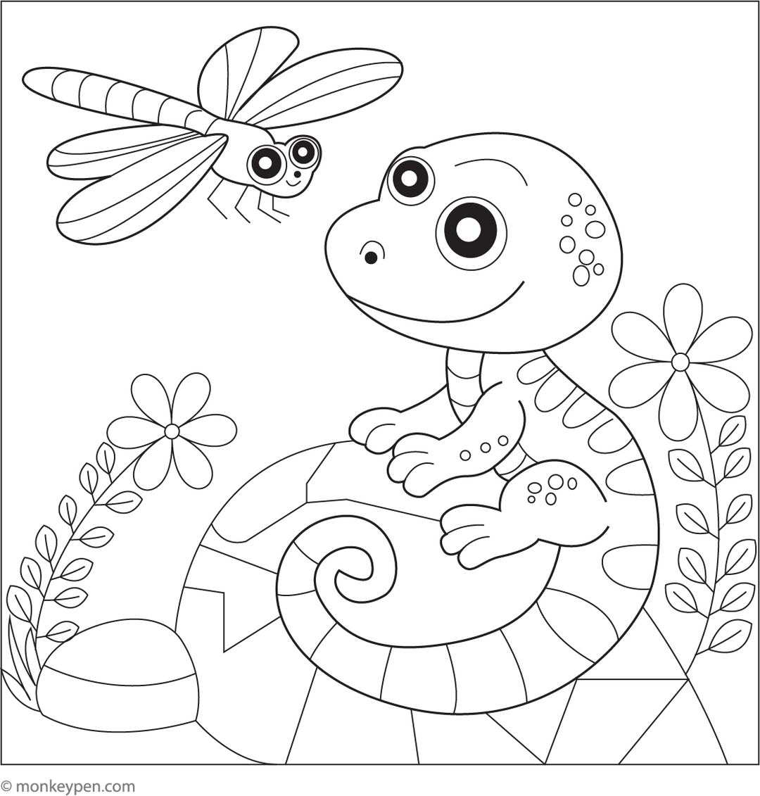 Dragonfly Coloring Pages – Free Printable for Kids