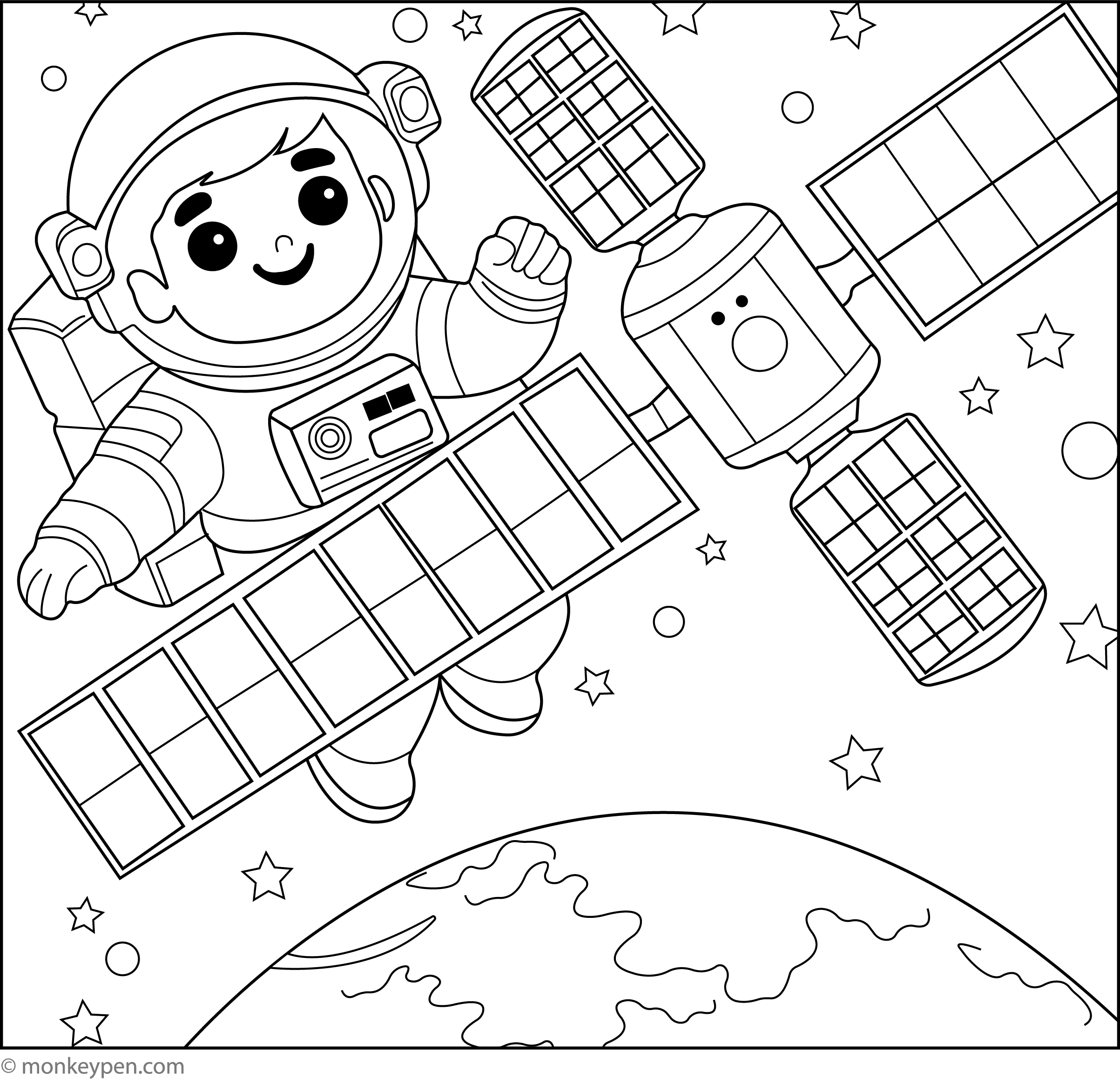 Coloring Sat Sat Coloring Page