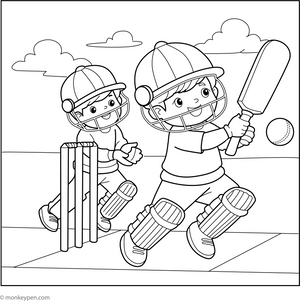 Cricket Coloring Page