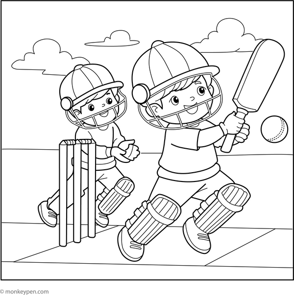 Cricket Coloring Page