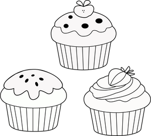 Muffin coloring page – fun and educational printable for children