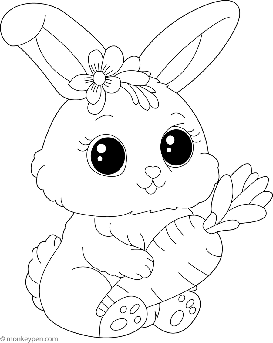 Rabbit Coloring Book – Fun Downloadable Coloring Sheets
