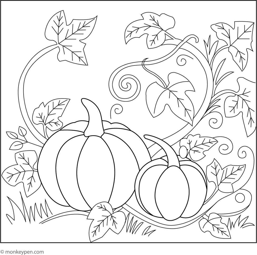 Free Pumpkin Coloring Pages – Fun for Halloween