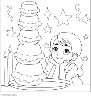 Magic Words Coloring Page
