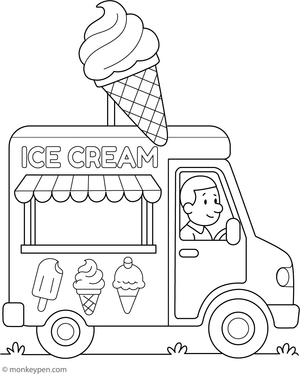 Foster kindness and friendliness with this Friendly Truck Colouring Page! Kids will bring to life a cheerful truck with a big smile, prominent headlights, and a welcoming expression.  