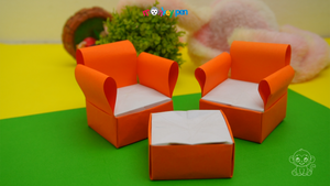 Paper Couch Craft Step 50
