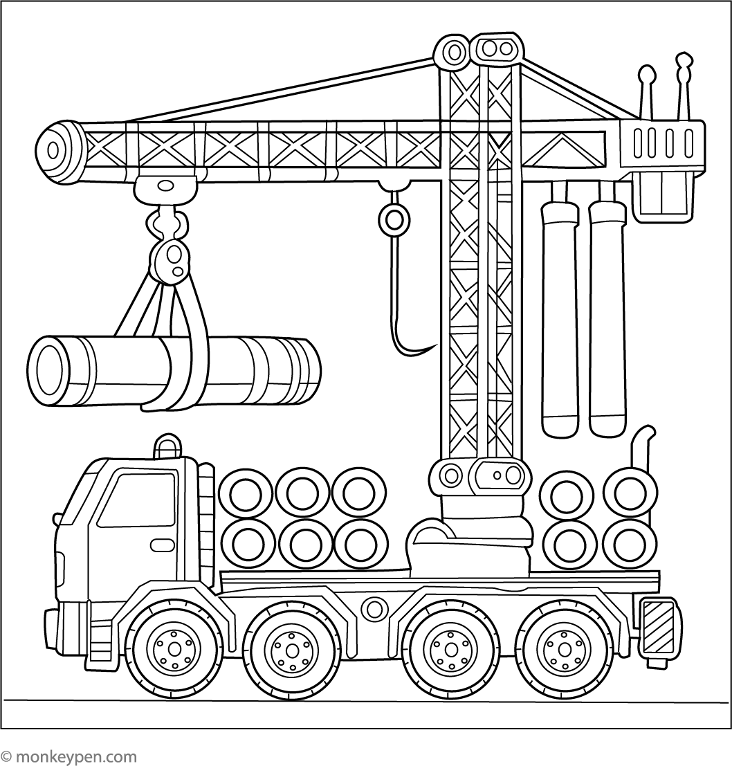 Kids Crane Coluring In Free Crane Coloring Pages – Printable for Kids