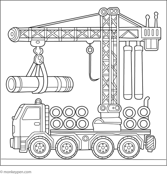 Free Crane Coloring Pages – Printable for Kids