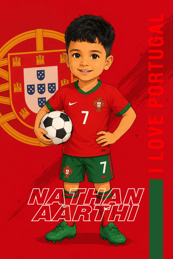 Personalized AI Football Poster