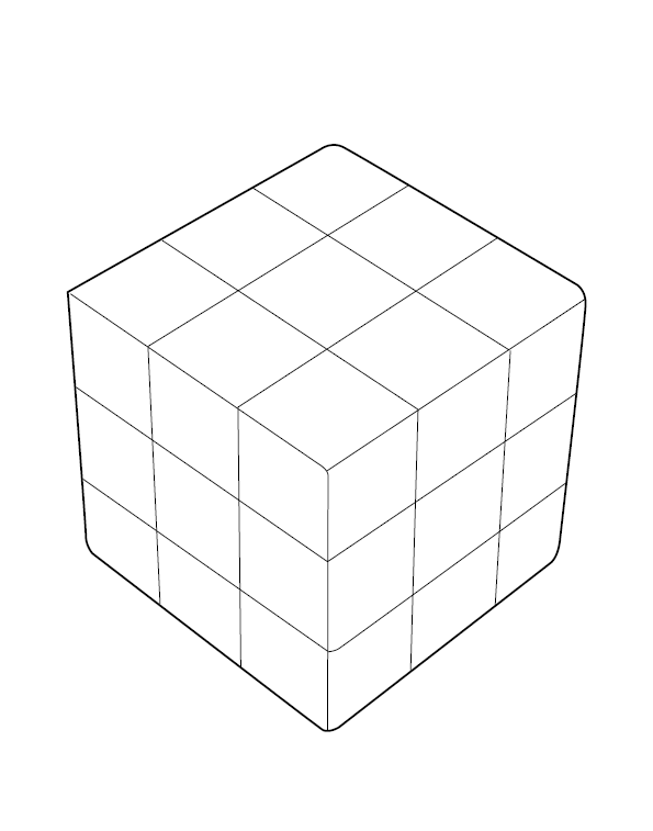 Dice Coloring Image