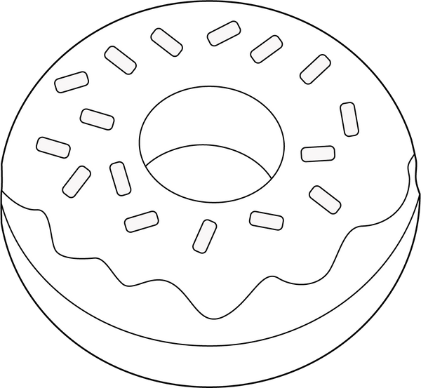 Sweet Dessert Coloring Book
