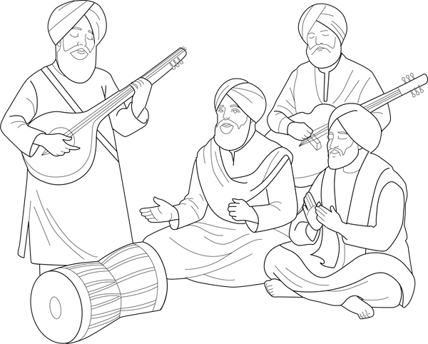 Avanahatha Instrument Coloring Page – fun and educational printable for children