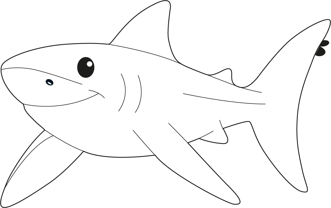 Shark Template Printable