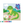 Lizard in a colorful garden color by number PDF for kids, free to download—includes numbered sections for the lizard and plants, combining nature learning with creative fun.