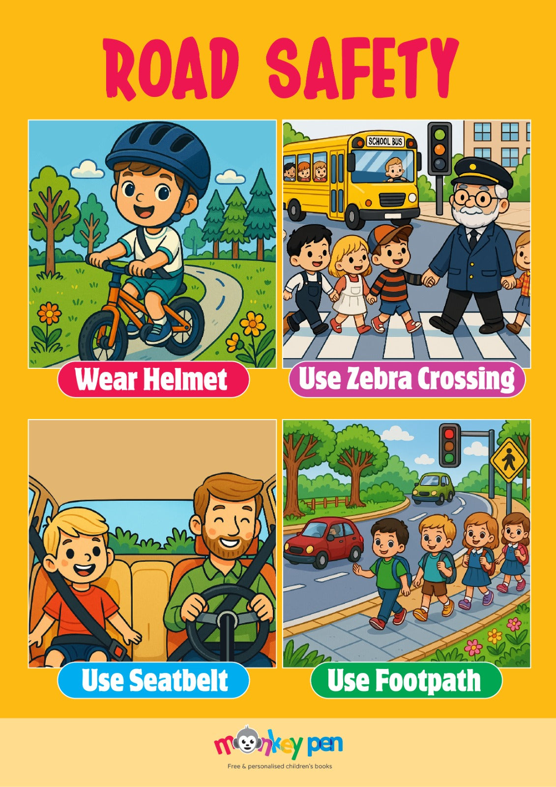 Free Safety Posters For Kids Printable Free Safety Posters For Kids Printable