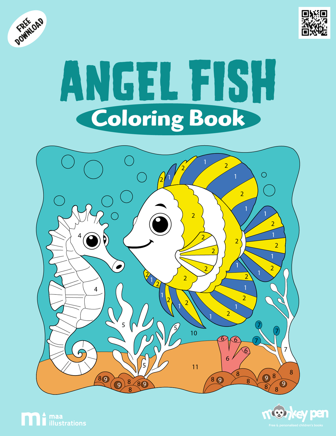 Fish Coloring Pages and Book – Free & Fun for Kids