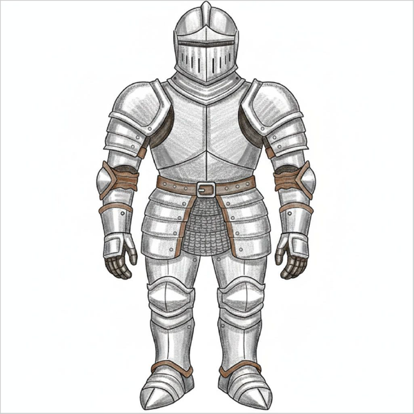 How to Draw Armor – Step-by-Step Knight Drawing for Kids