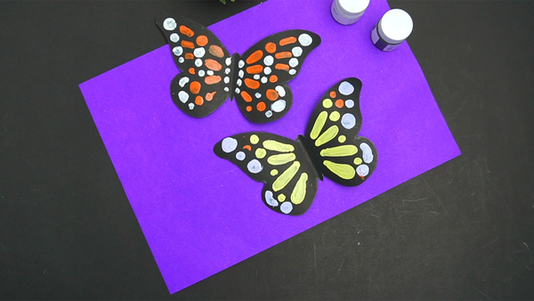 Black Paper Butterfly Craft Thumb
