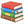 Easy stack of books drawing for children