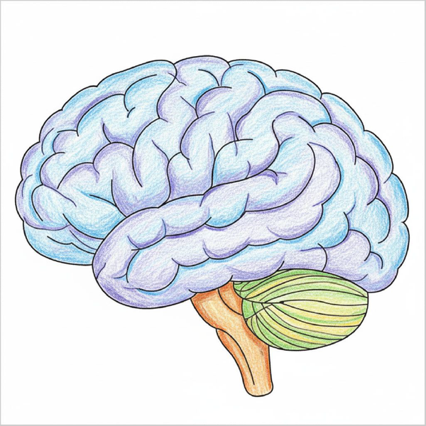 How to Draw a Brain – Fun Human Body Drawing for Kids
