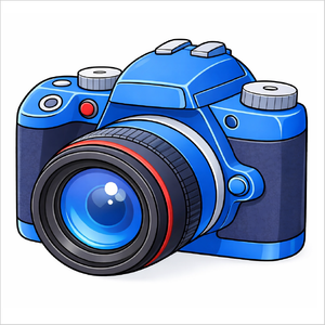How to draw a camera step by step for kids, easy simple camera drawing tutorial, beginner object sketch guide