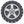 Simple car wheel illustration for kids
