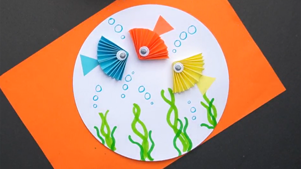 How to Make Color Paper Fish