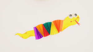 Color Paper Snake Craft Thumb