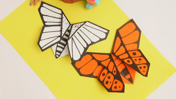 Colorfull Paper Butterfly Craft Thumb