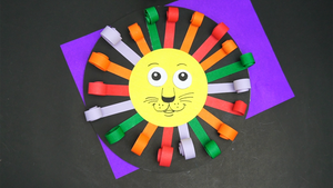Colorfull Paper Sun Craft Thumb