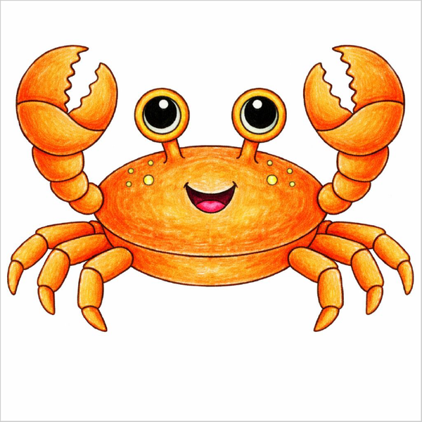 How to Draw a Crab – Beach Creature Drawing for Kids