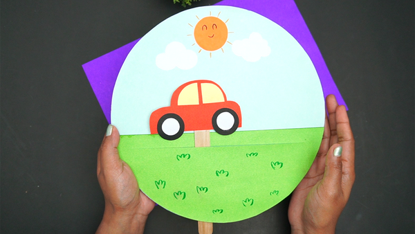 Cute Paper Car Handi craft Thumb