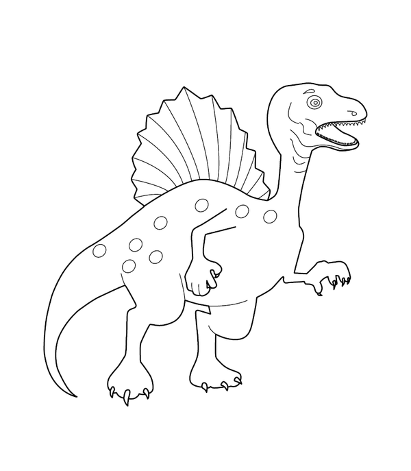 Dinosaurs  coloring page – fun and educational printable for children