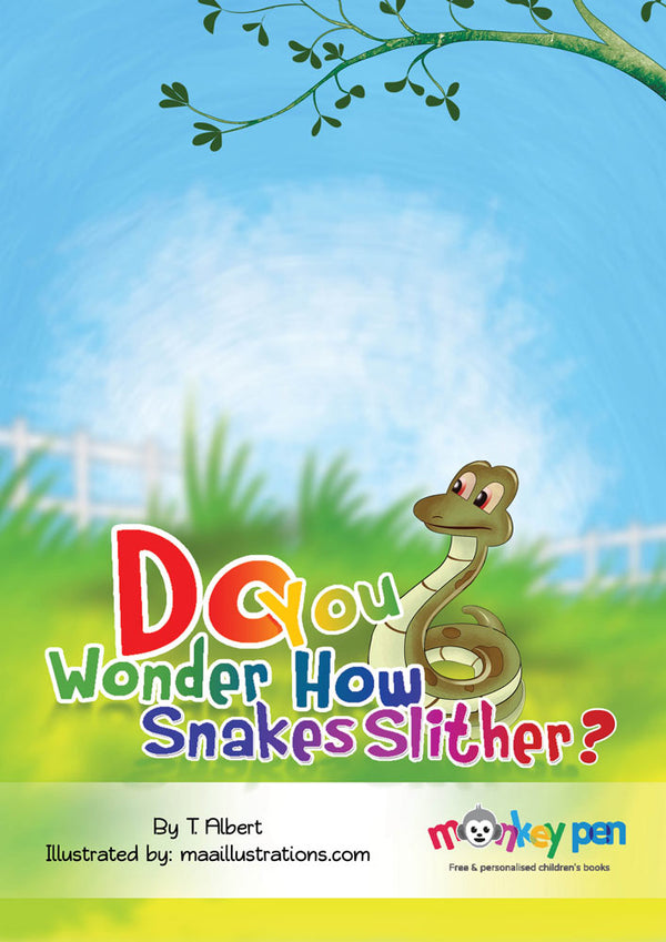 Do You Wonder How Snakes Slither? - Free Children's Story book Coverpage