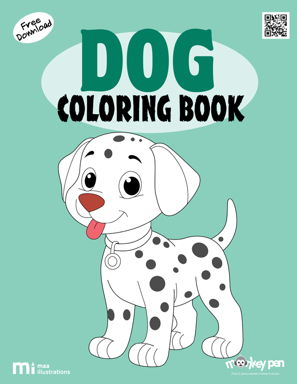 Dog Coloring Book