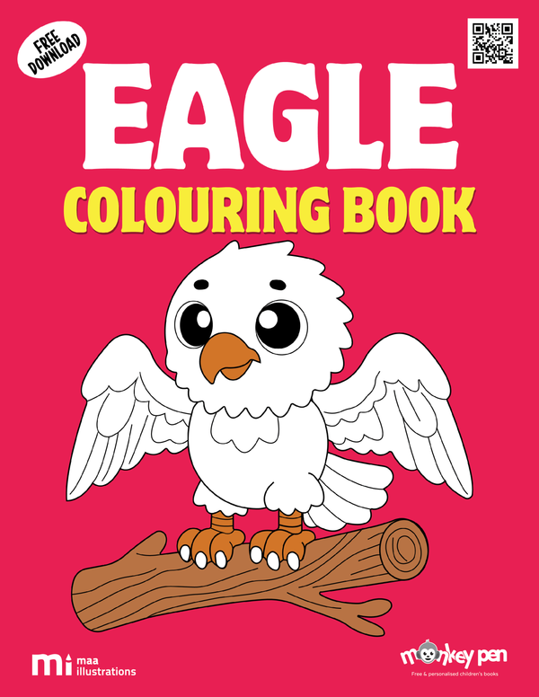 Free Eagle Coloring Book (Printable PDF)