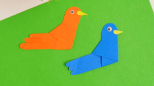 Easy Paper Bird Craft Thumb