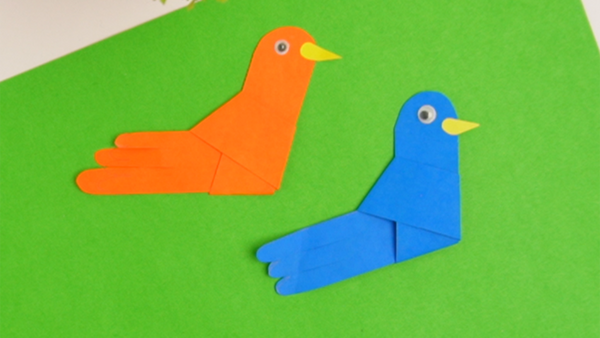 Easy Paper Bird Craft Thumb