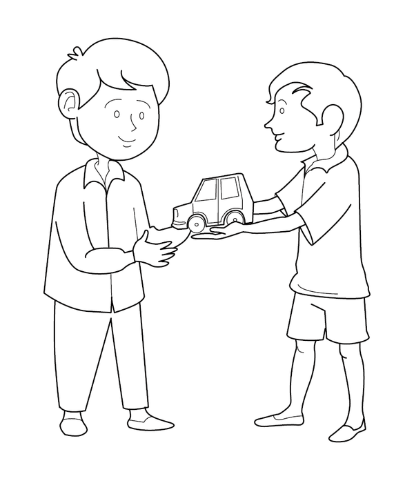 Good Manners coloring page – fun and educational printable for children