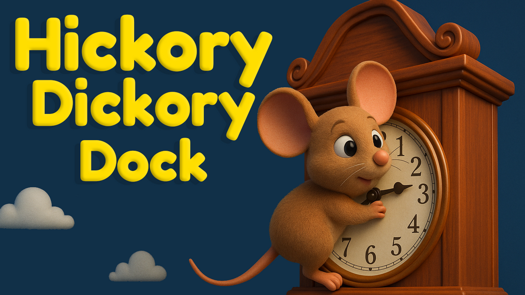 Hickory Dickory Dock – Nursery Rhyme by Monkey Pen