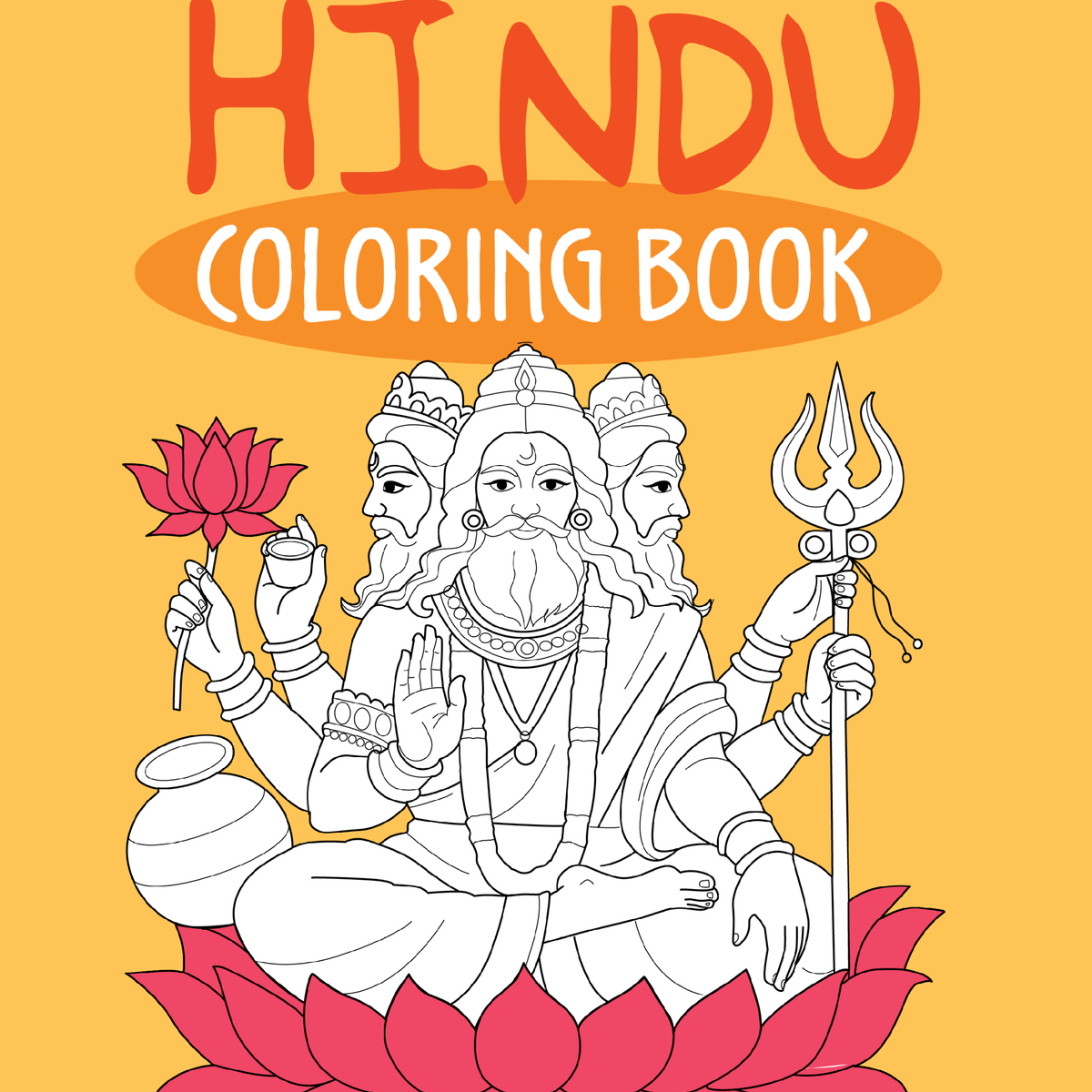 Downloadable Hindu Coloring Book PDF