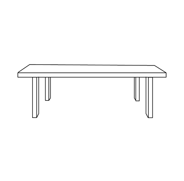Table image coloring page – fun and educational printable for children